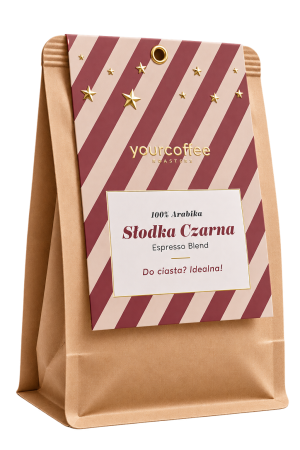 100% ARABIKA- BLACK ESPRESSO  250G "SŁODKA CZARNA"